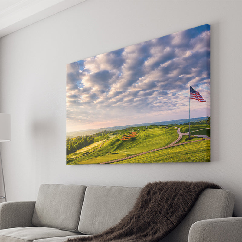 The Donald Ross Course At French Lick, Golf Art Print, Golf Lover, Canvas Prints Wall Art Decor