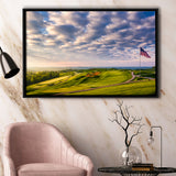 The Donald Ross Course At French Lick, Golf Art Print, Framed Canvas Prints Wall Art Decor, Floating Frame