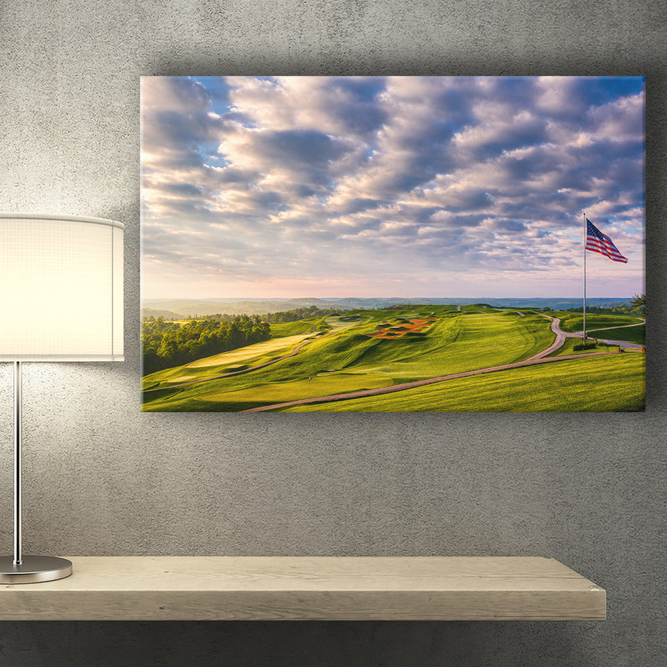 The Donald Ross Course At French Lick, Golf Art Print, Golf Lover, Canvas Prints Wall Art Decor