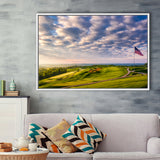 The Donald Ross Course At French Lick, Golf Art Print, Framed Canvas Prints Wall Art Decor, Floating Frame