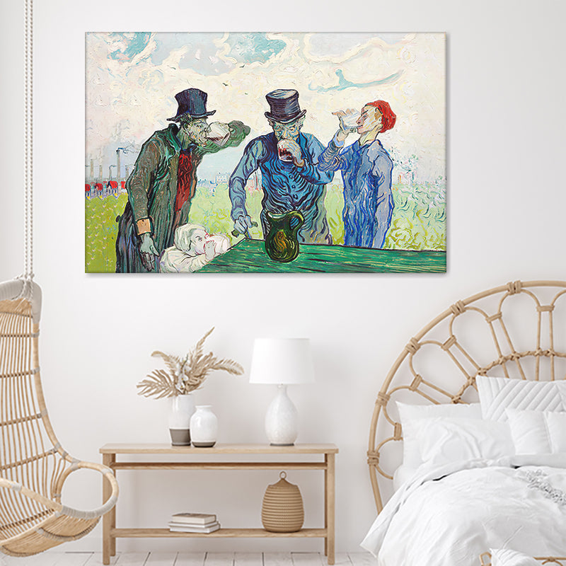 The Drinkers By Vincent Van Gogh Canvas Wall Art - Canvas Prints, Prints for Sale, Canvas Painting, Canvas On Sale