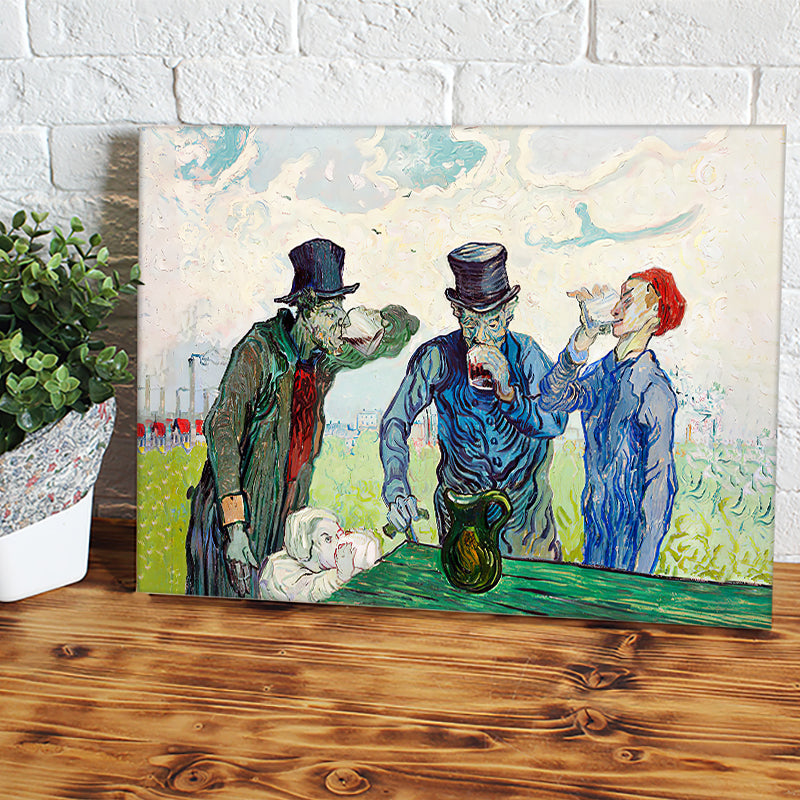 The Drinkers By Vincent Van Gogh Canvas Wall Art - Canvas Prints, Prints for Sale, Canvas Painting, Canvas On Sale