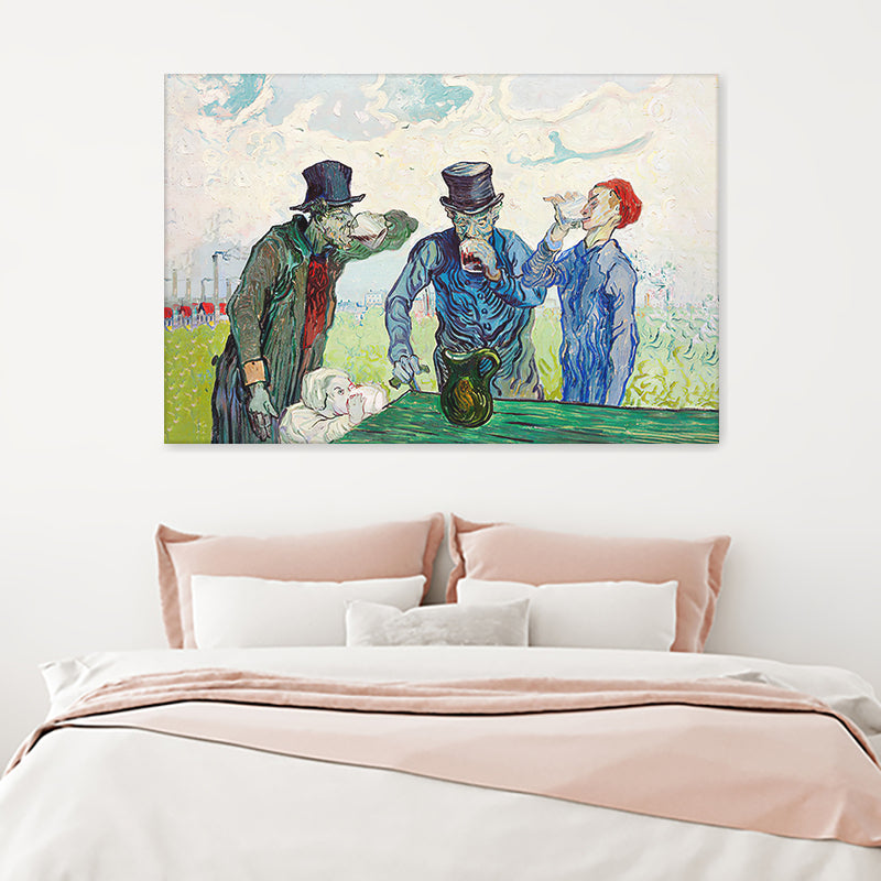 The Drinkers By Vincent Van Gogh Canvas Wall Art - Canvas Prints, Prints for Sale, Canvas Painting, Canvas On Sale