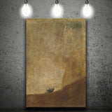 The Drowning Dog by Francisco Goya Canvas Prints Wall Art - Painting Canvas, Wall Decor, Painting Prints, For Sale
