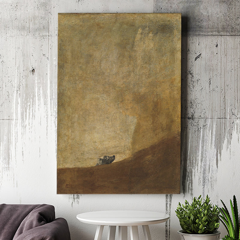 The Drowning Dog by Francisco Goya Canvas Prints Wall Art - Painting Canvas, Wall Decor, Painting Prints, For Sale
