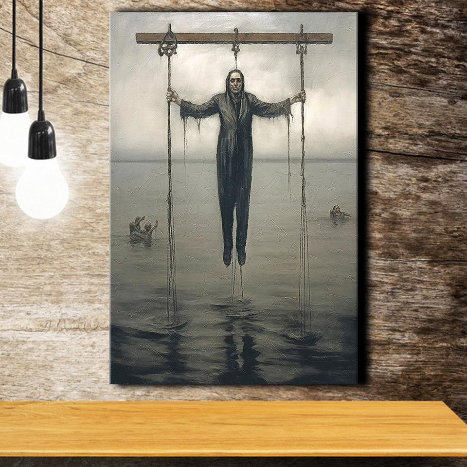 The End Abstract Art Canvas Prints Wall Art, Home Living Room Decor, Large Canvas