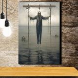 The End Abstract Art Canvas Prints Wall Art, Home Living Room Decor, Large Canvas