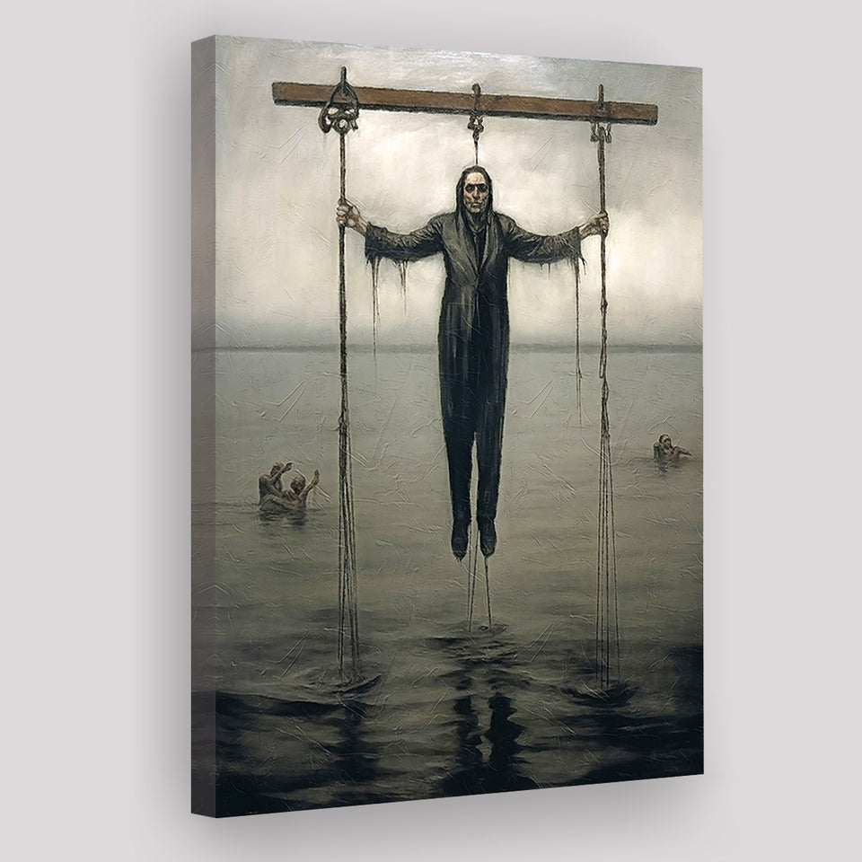 The End Abstract Art Canvas Prints Wall Art, Home Living Room Decor, Large Canvas