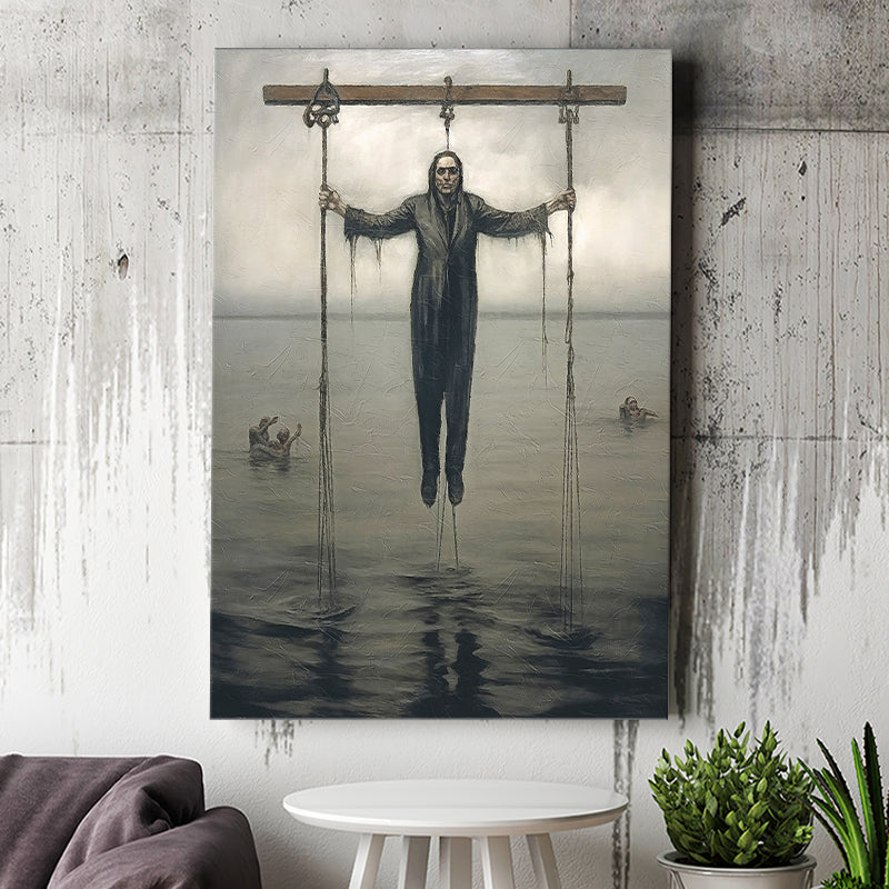 The End Abstract Art Canvas Prints Wall Art, Home Living Room Decor, Large Canvas