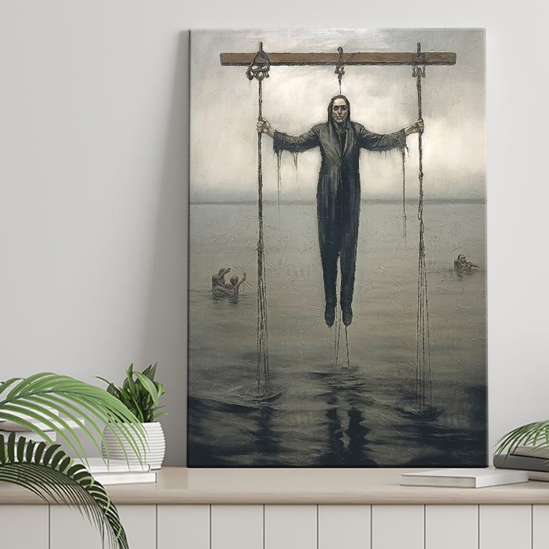 The End Abstract Art Canvas Prints Wall Art, Home Living Room Decor, Large Canvas