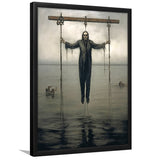 The End Abstract Art Framed Art Prints Wall Decor, Framed Picture, Large Picture