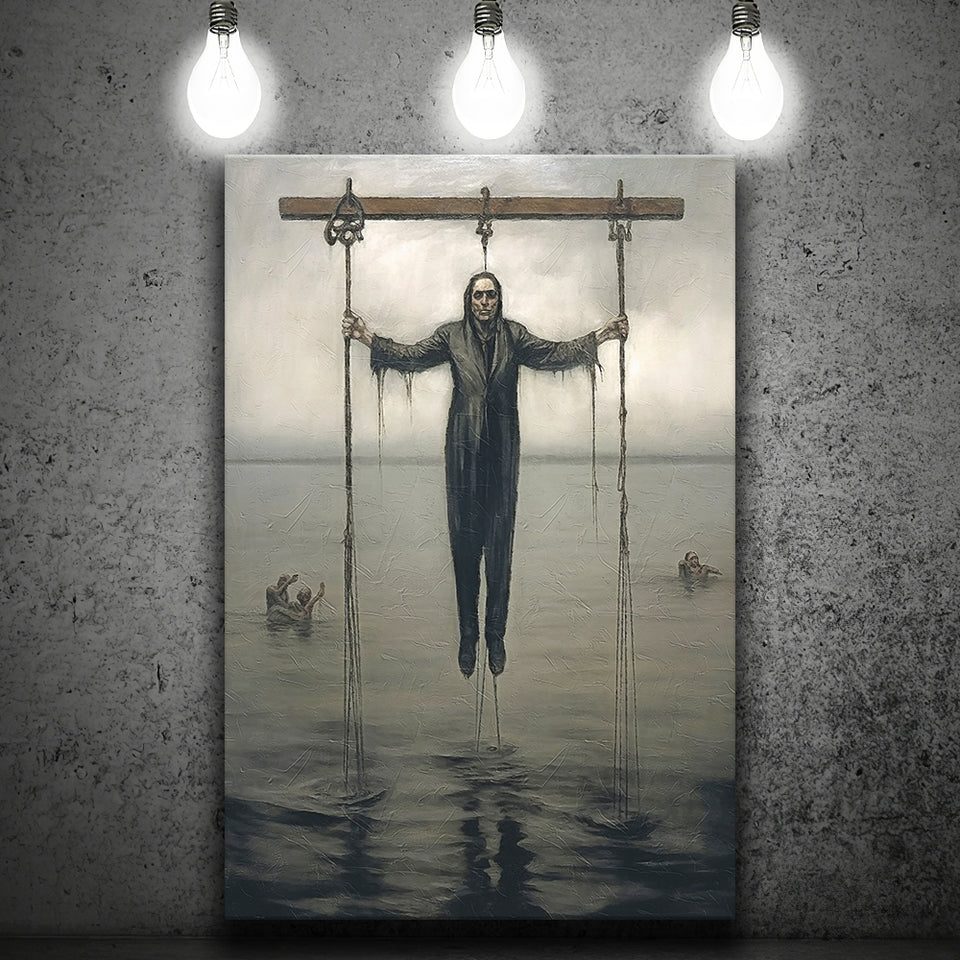 The End Abstract Art Canvas Prints Wall Art, Home Living Room Decor, Large Canvas