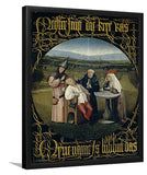 The Extraction Of The Stone Of Folly By Hieronymus Bosch-Art Print,Frame Art,Plexiglass Cover