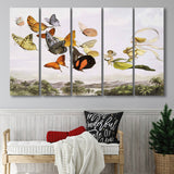 The Fairy Queen Takes An Airy Drive In A Light Carriage Richard Doyle Painting Larger Canvas Art, 5 Piece Canvas Prints Wall Art