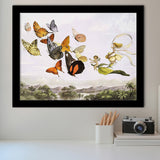 The Fairy Queen Takes An Airy Drive In A Light Carriage Richard Doyle Painting Framed Art Prints, Wall Art,Home Decor,Framed Picture