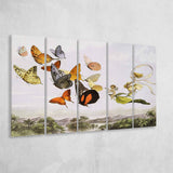 The Fairy Queen Takes An Airy Drive In A Light Carriage Richard Doyle Painting Larger Canvas Art, 5 Piece Canvas Prints Wall Art