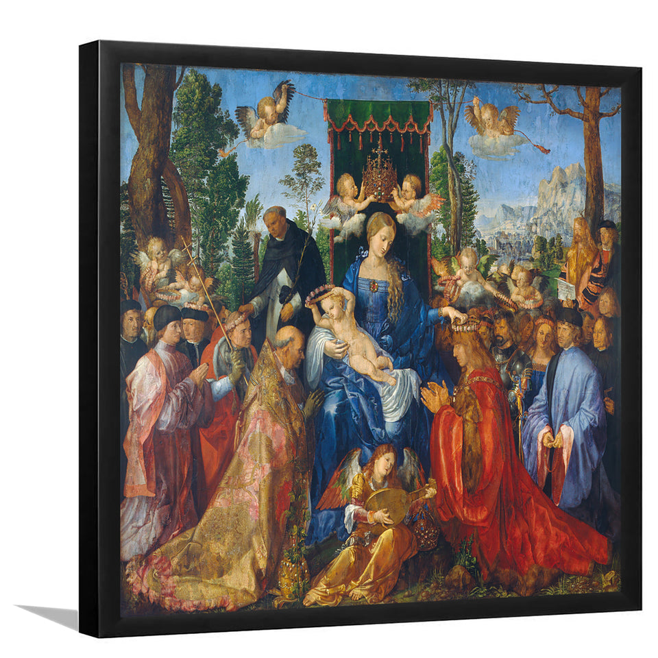 The Feast Of The Rosary (Feast Of The Rose Garlands) By Albrecht D?erArt Print,Canvas Art,Frame Art,Plexiglass Cover