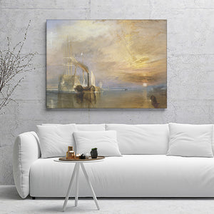 The Fighting Temeraire Tugged To Her Last Berth To Be Broken Up Before 1839 Canvas Wall Art - Canvas Prints, Prints For Sale, Painting Canvas,Canvas On Sale