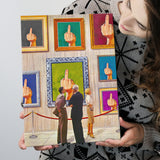 The Finger Art Print, Retro Wall Art, Canvas Prints Wall Art Decor - Painting Canvas,Art Prints