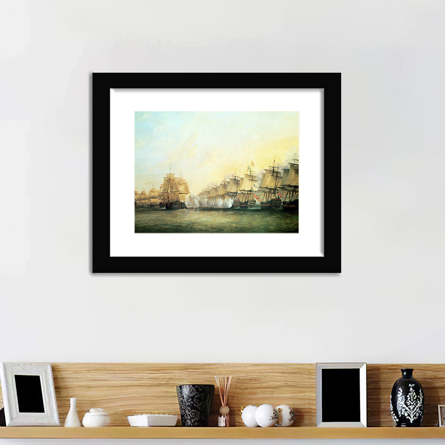 The Fourth Action Off Trincomalee Wall Art Print - Framed Art, Framed Prints, Painting Print