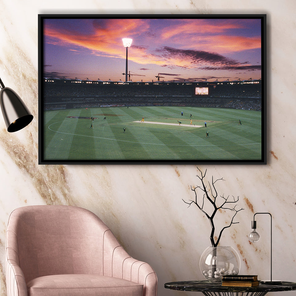 The Gabba Stadium, Stadium Canvas, Sport Art, Gift for him, Framed Canvas Prints Wall Art Decor, Framed Picture