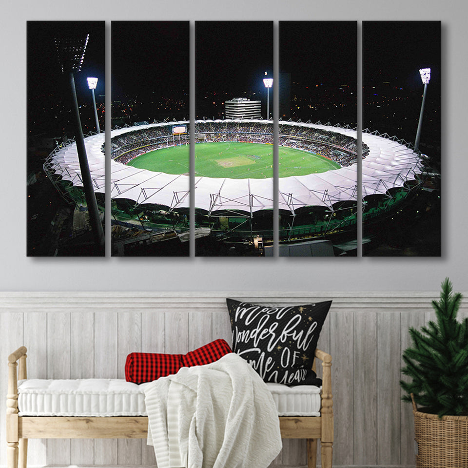 The Gabba Stadium in Australia, Stadium Canvas, Sport Art, Gift for him, Multi Panels B, Canvas Prints Wall Art Decor
