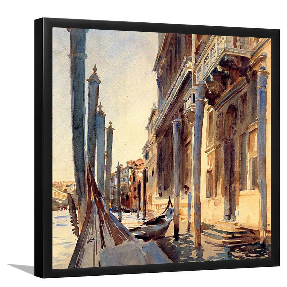 The Grand Canal, Venice By John Singer SargentArt Print,Canvas Art,Frame Art,Plexiglass Cover