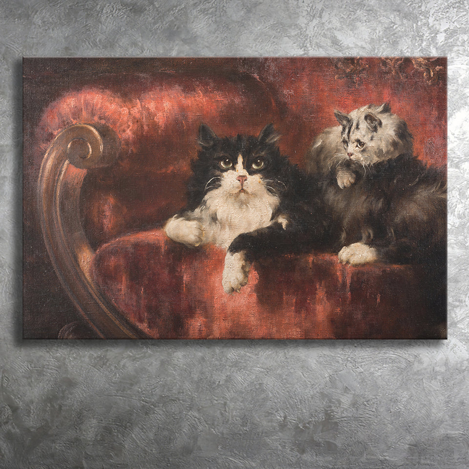 The Great Cat By Carl Kahler Canvas Prints Wall Art - Painting Canvas, Wall Decor, Canvas Art, For Sale