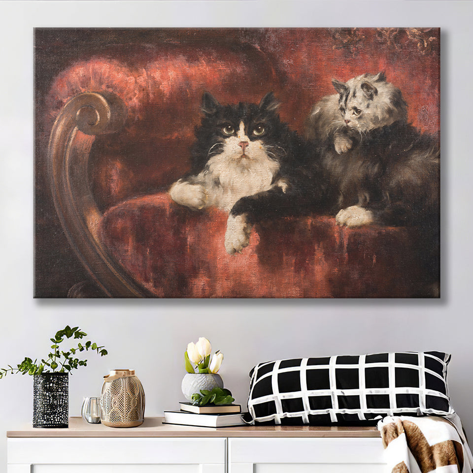 The Great Cat By Carl Kahler Canvas Prints Wall Art - Painting Canvas, Wall Decor, Canvas Art, For Sale