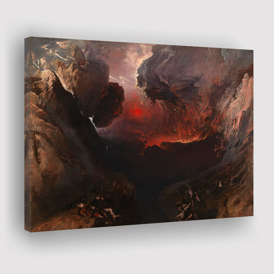 The Great Day Of His Wrath By Martin Canvas Prints Wall Art, Home Living Room Decor, Large Canvas