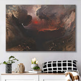The Great Day Of His Wrath By Martin Canvas Prints Wall Art, Home Living Room Decor, Large Canvas