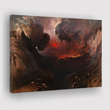 The Great Day Of His Wrath By Martin Canvas Prints Wall Art, Home Living Room Decor, Large Canvas