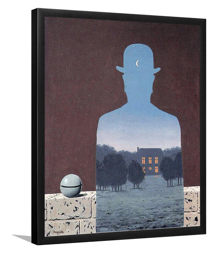 The Happy Donor 1966 by Rene Magritte-Art Print, Frame Art, Plexiglas Cover