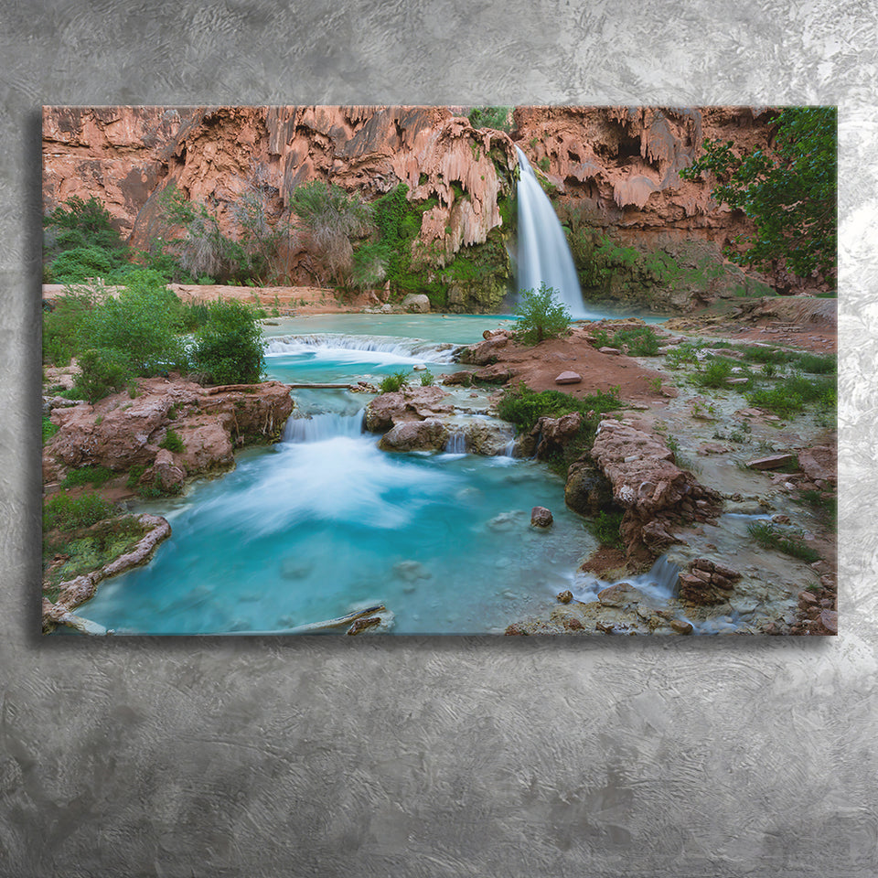 The Havasupai Falls Arizona Canvas Prints Wall Art - Painting Canvas, Wall Decor, Home Decor, Prints for Sale
