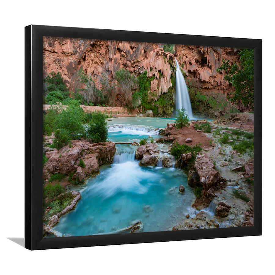The Havasupai Falls Arizona Framed Art Prints Wall Decor - Painting Art, Wall Art, Home Decor