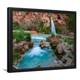 The Havasupai Falls Arizona Framed Art Prints Wall Decor - Painting Art, Wall Art, Home Decor