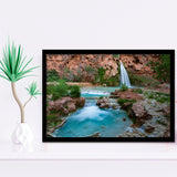 The Havasupai Falls Arizona Framed Art Prints Wall Decor - Painting Art, Wall Art, Home Decor
