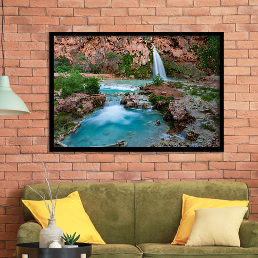 The Havasupai Falls Arizona Framed Art Prints Wall Decor - Painting Art, Wall Art, Home Decor