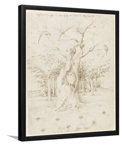 The Hearing Forest And The Sighted Field By Hieronymus Bosch-Art Print,Frame Art,Plexiglass Cover