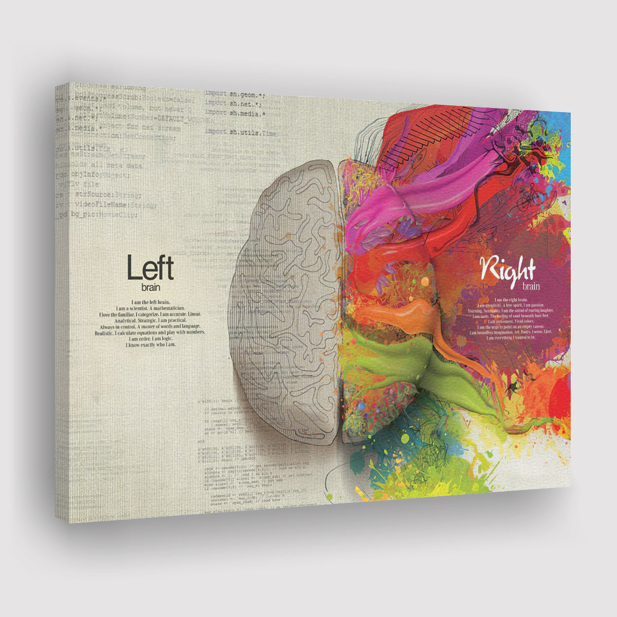 Left And Right Brain Art