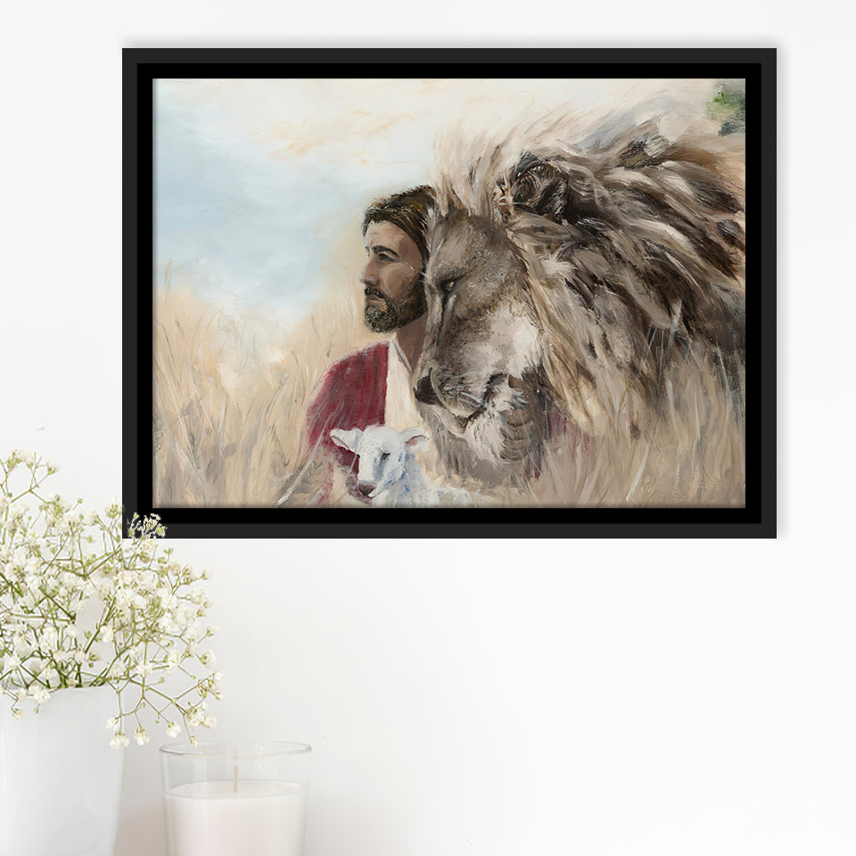 The Long Awaited Hour Painting Framed Canvas Prints Wall Art - Painting Canvas,Framed Picture,Home Art Wall Decor