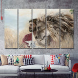 The Long Awaited Hour Painting 5 Piece B Multi Panels Canvas Prints Wall Art - Painting Canvas,Wall Decor