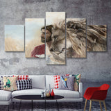 The Long Awaited Hour Painting 5 Piece Multi Panels Canvas Prints Wall Art - Painting Canvas,Wall Decor