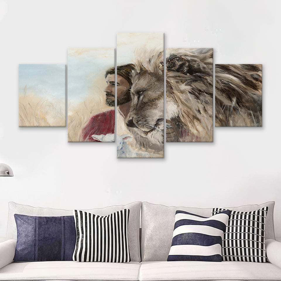 The Long Awaited Hour Painting 5 Piece Multi Panels Canvas Prints Wall Art - Painting Canvas,Wall Decor