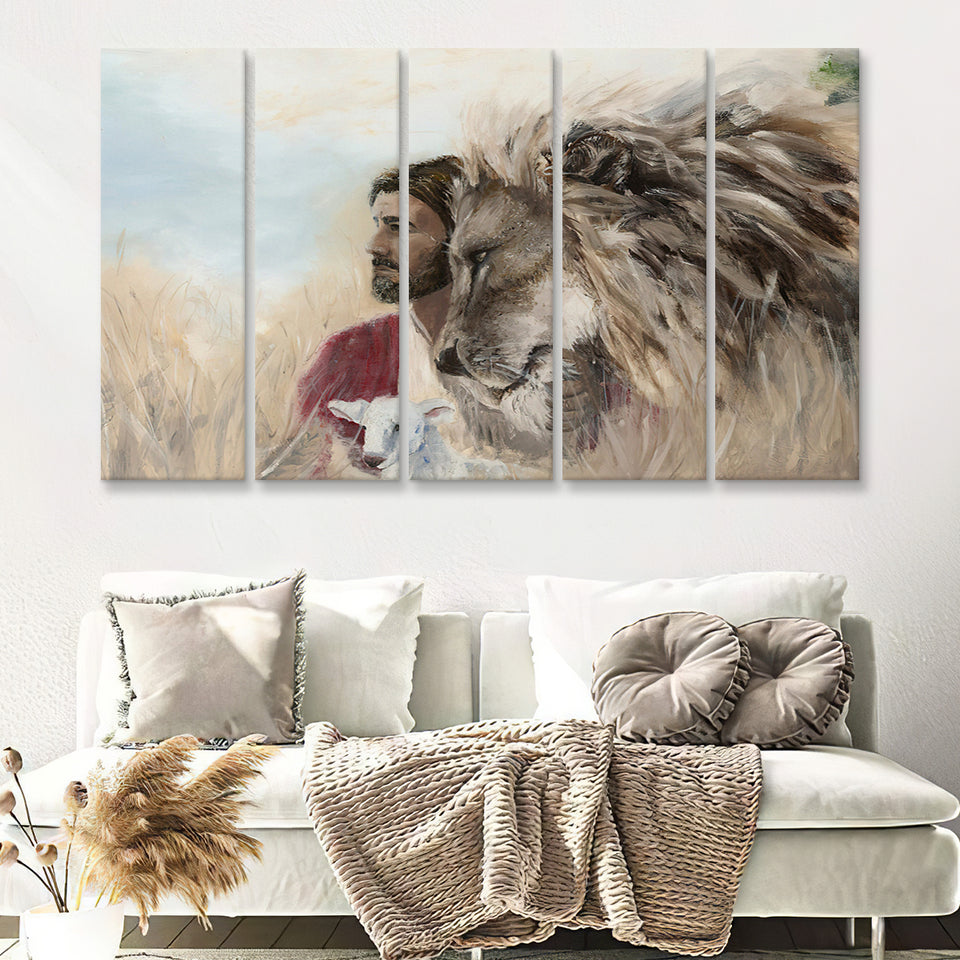 The Long Awaited Hour Painting 5 Piece B Multi Panels Canvas Prints Wall Art - Painting Canvas,Wall Decor