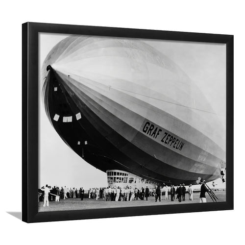 The Lz 129 Graf Zeppelin, Airship Framed Art Prints Wall Decor - Painting Prints, Home Decor,Framed Picture, For Sale