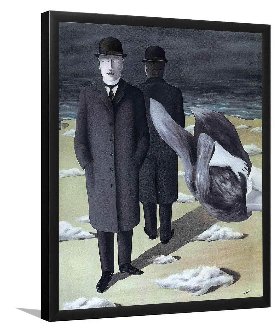 The Meaning Of Night 1927 by Rene Magritte-Art Print, Frame Art, Plexiglas Cover