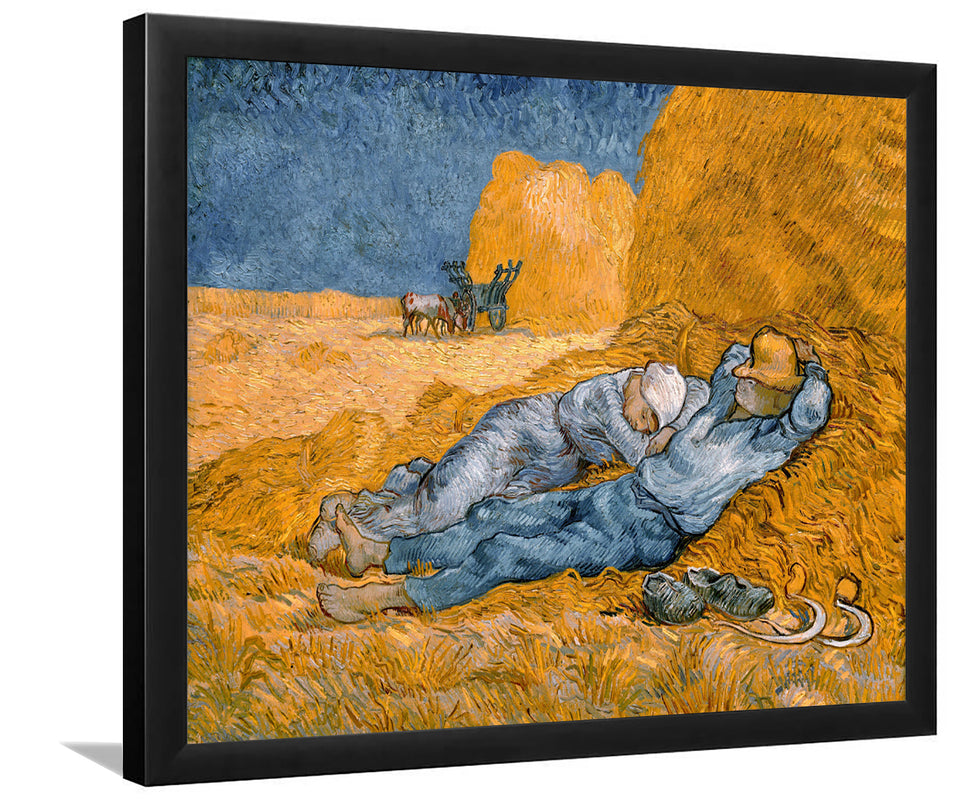 The Midday Rest By Vincent Van Gogh-Art Print,Canvas Art,Frame Art,Plexiglass Cover