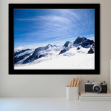The Mountains Of The Titlis Valley Are Covered By Snow Switzerland Framed Art Prints Wall Decor - Painting Art, Wall Art, Home Decor