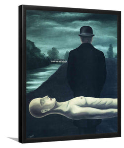 The Musings Of The Solitary Walker 1926 by Rene Magritte-Art Print, Frame Art, Plexiglas Cover